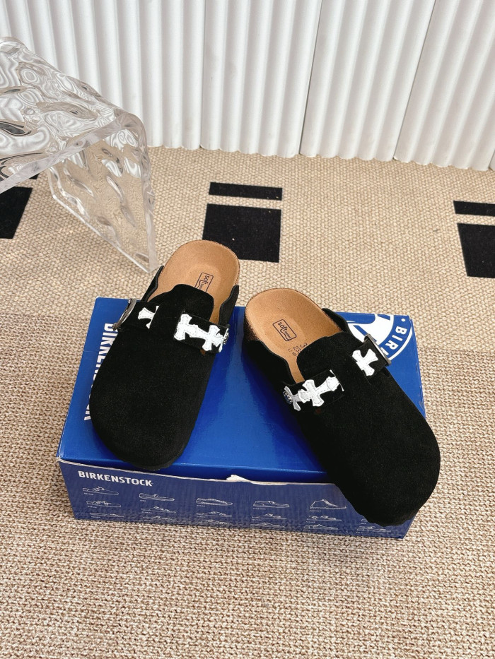 Chrome Hearts Birkenstock Mules