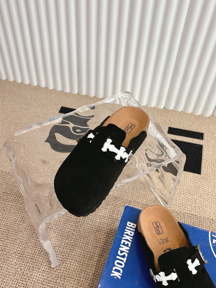 Chrome Hearts Birkenstock Mules