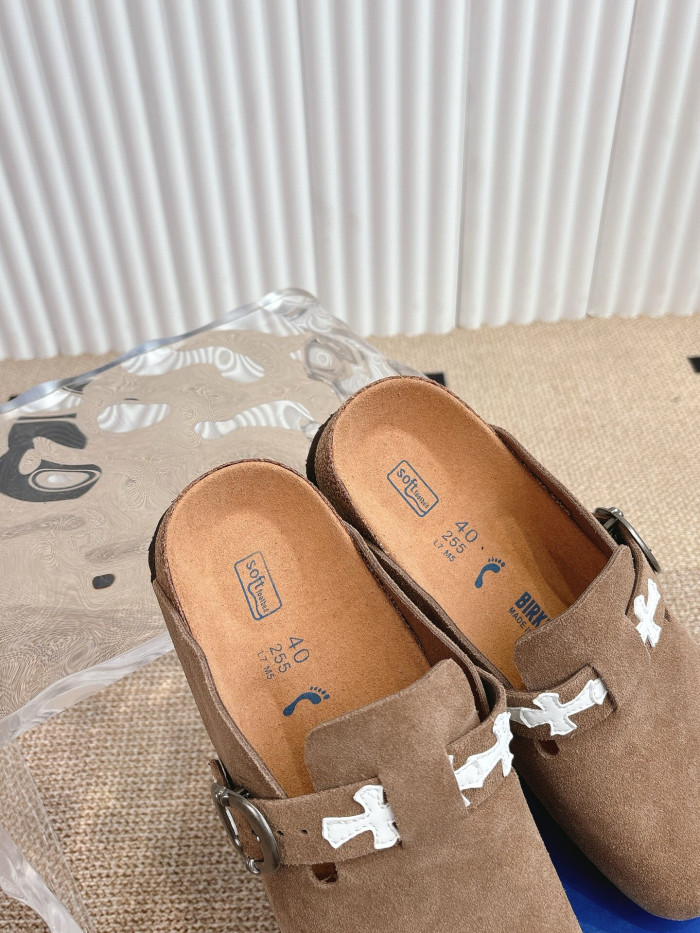 Chrome Hearts Birkenstock Mules