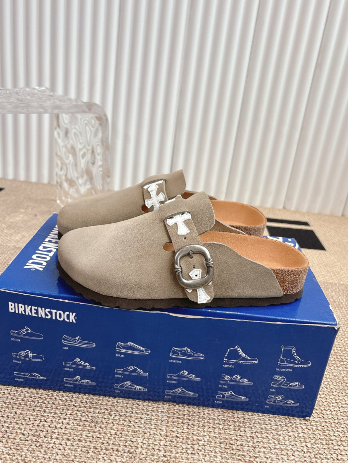 Chrome Hearts Birkenstock Mules