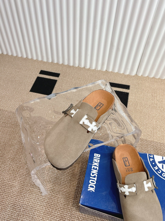 Chrome Hearts Birkenstock Mules