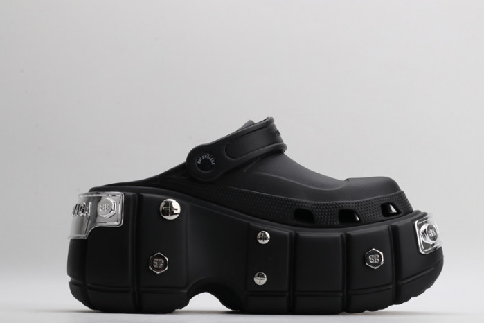 balen x crocs hardcrocs slide black-687397 w1s8n 1081