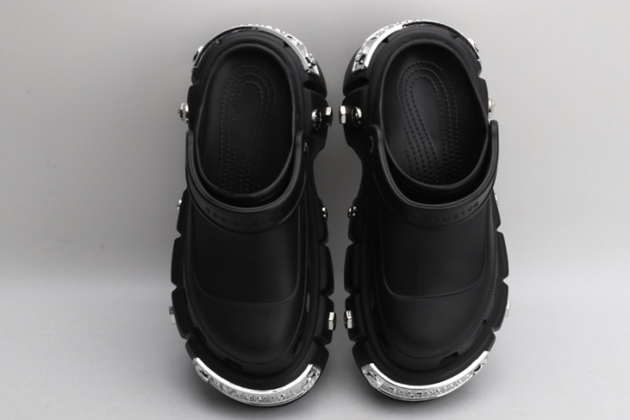 balen x crocs hardcrocs slide black-687397 w1s8n 1081