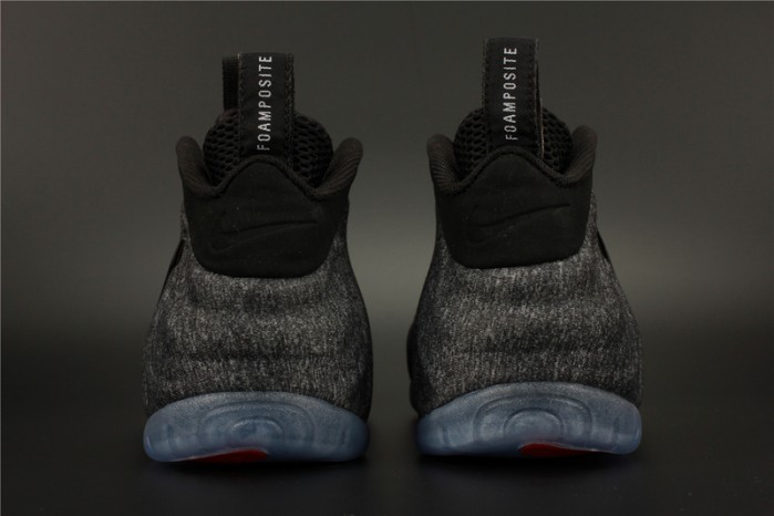 nike air foamposite pro "tech fleece" dark grey mens 624041-007