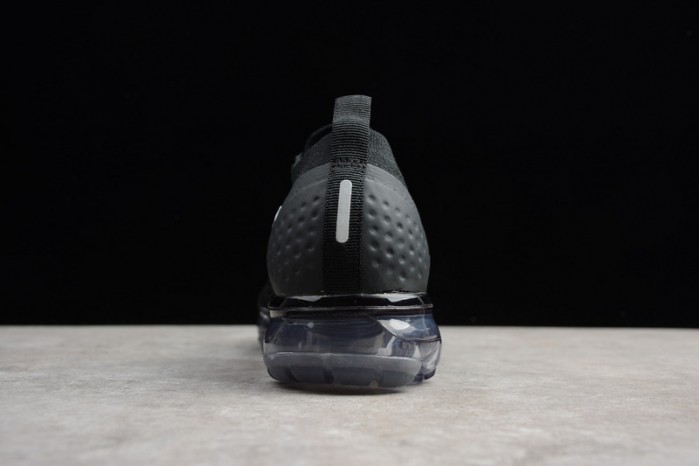 nike air vapormax flyknit 2.0 running sneakers black/grey mens 942842-001