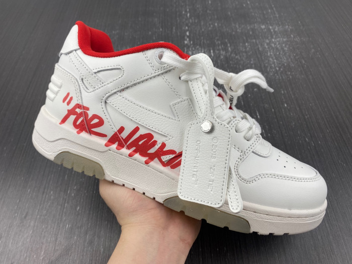 of-white out of office low-top sneakers
