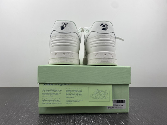 of-white out of office low-top sneakers