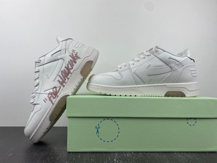 of-white out of office low-top sneakers