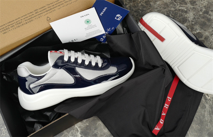 Prad Cup Sneakers-Royal Blue