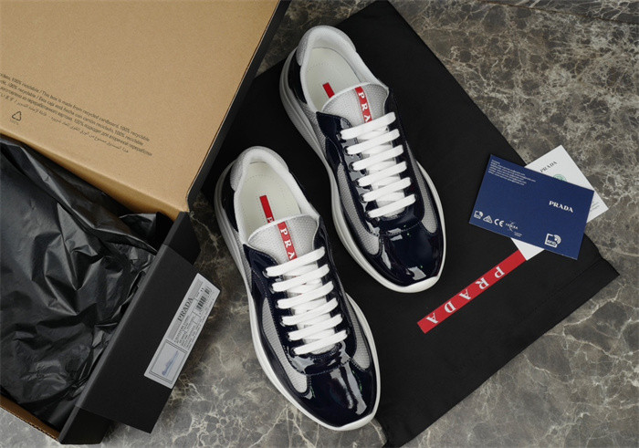 Prad Cup Sneakers-Royal Blue