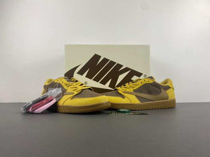 travis scott x air jordan 1 yellow