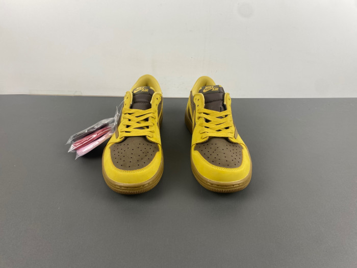 travis scott x air jordan 1 yellow