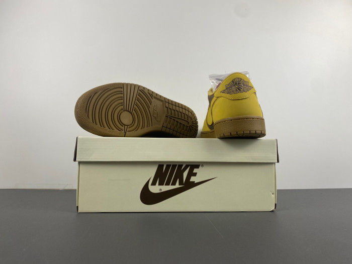 travis scott x air jordan 1 yellow
