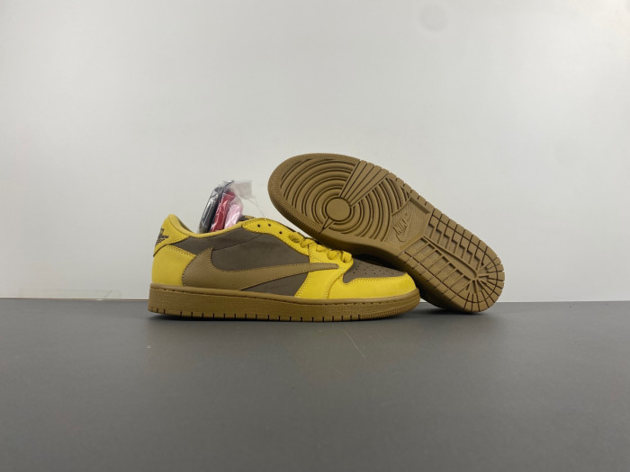 travis scott x air jordan 1 yellow