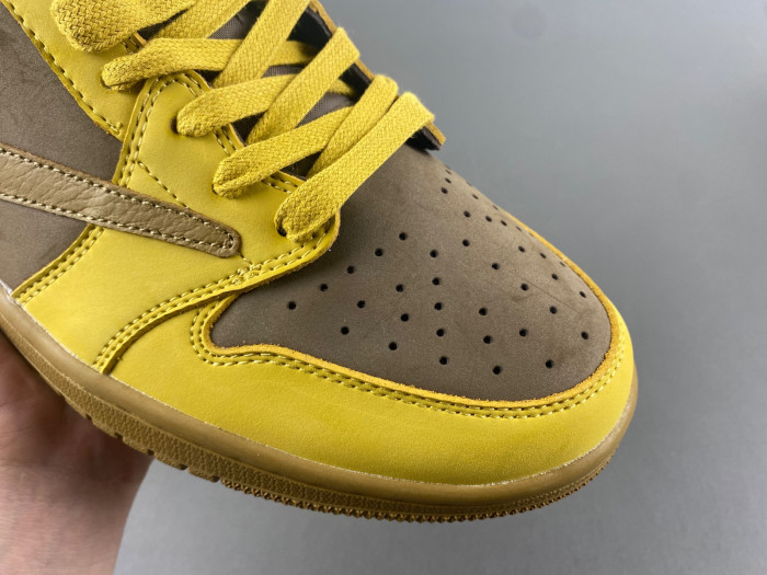 travis scott x air jordan 1 yellow